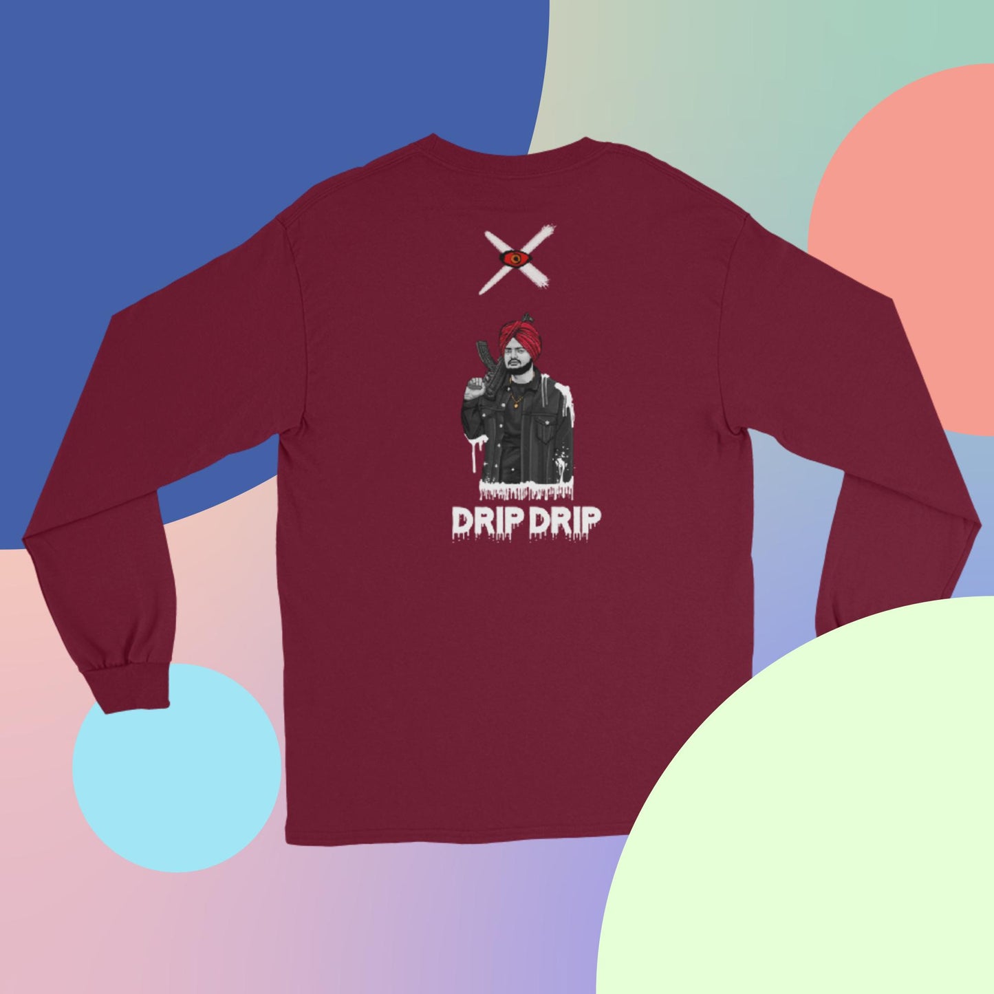 Sidhu Moosewala Drip Drip Long Sleeve Shirt