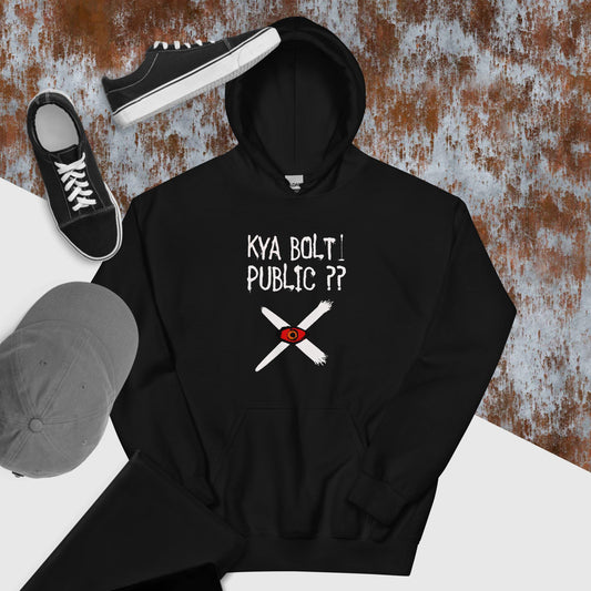 Kya Bolti Public?? Unisex Hoodie